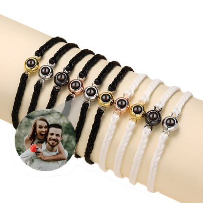 Personalisierbare Fotokette - Erinnerungs Armband mit Fotoprojektion