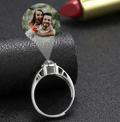 Personalisierbare Ringe - ''Verbundenheit'' Ring mit Fotoprojektion