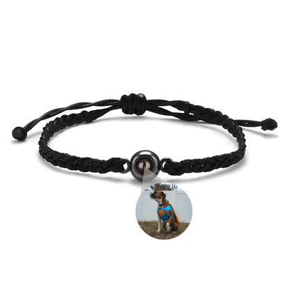 Personalisierbare Fotokette - Erinnerungs Armband mit Fotoprojektion